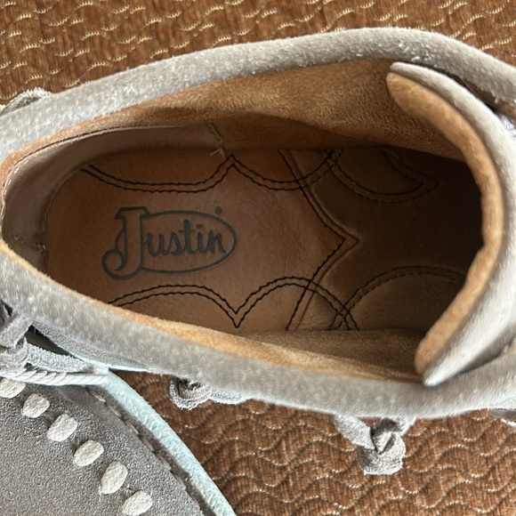 Fringe Leather Justin Teepee Boots - Picture 2 of 6